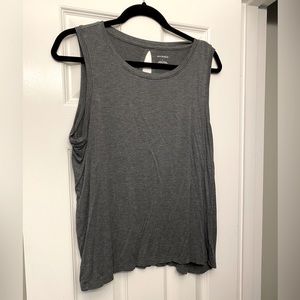 Halogen Dark Grey tank Sz L